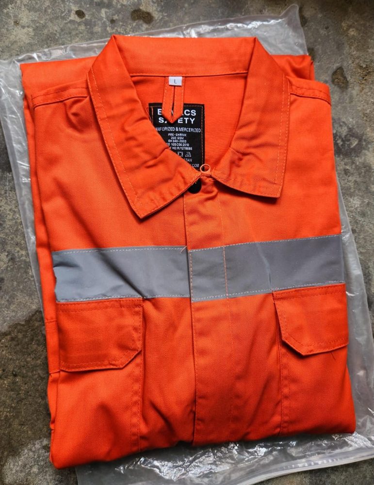 Orange Safety Coverall